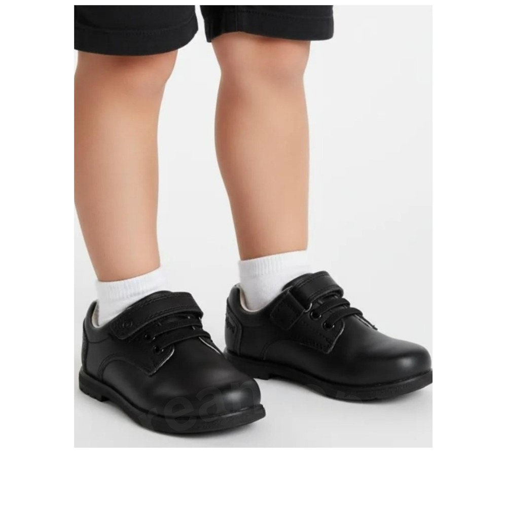Pediped Kids Boys Toddler Black FLEX Fit System Storm Athletic Sneaker Size 24